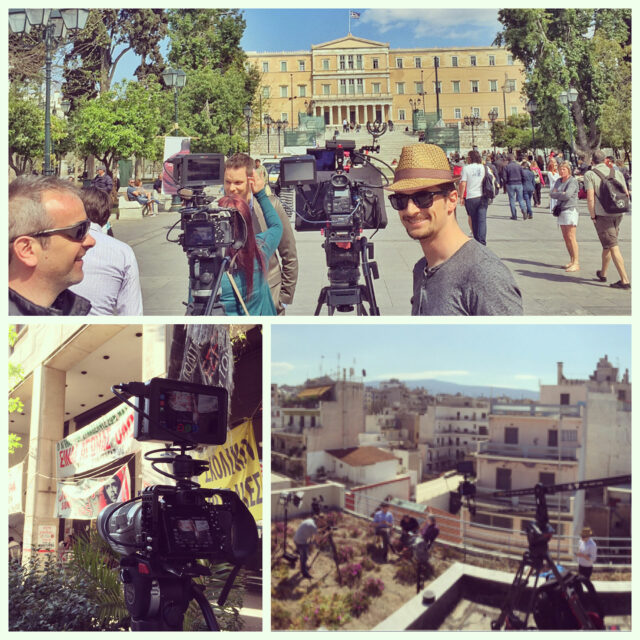 Shooting a special episode in Athens, Greece, following their near-collapse of their economy in summer 2015.
