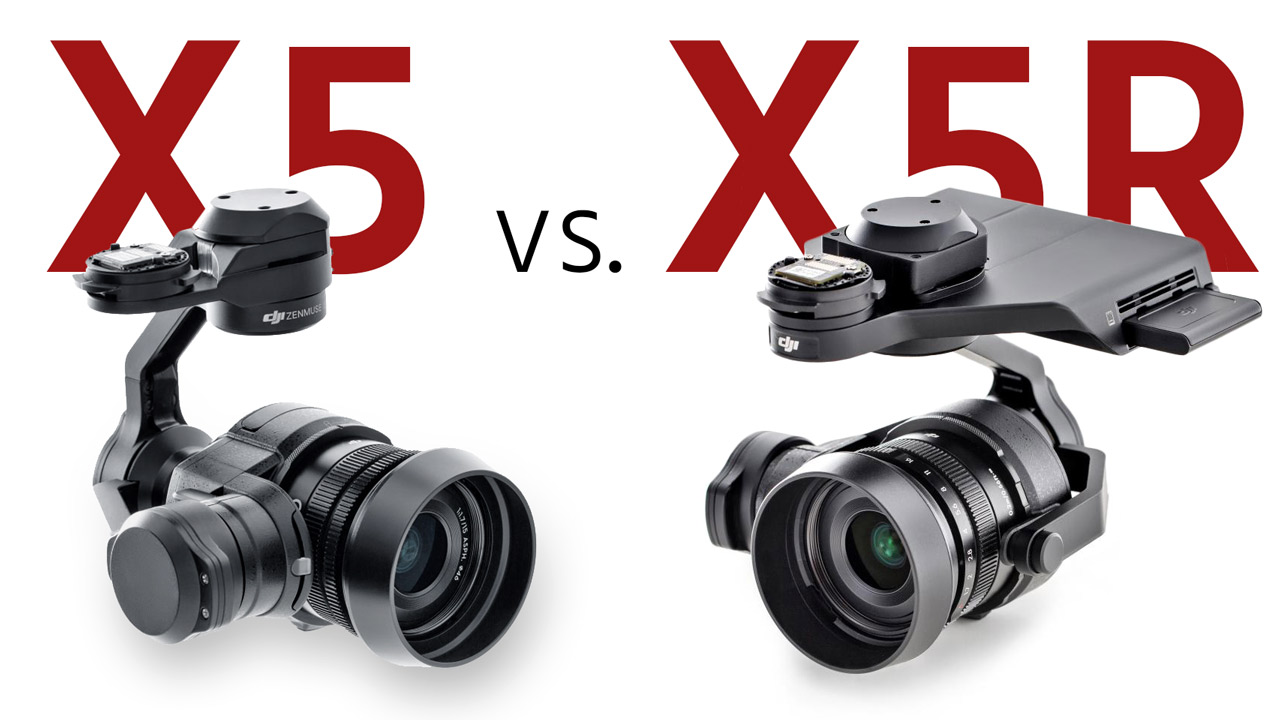 X5 vs X5R － DJIのZenmuseジンバルカメラ比較 | CineD