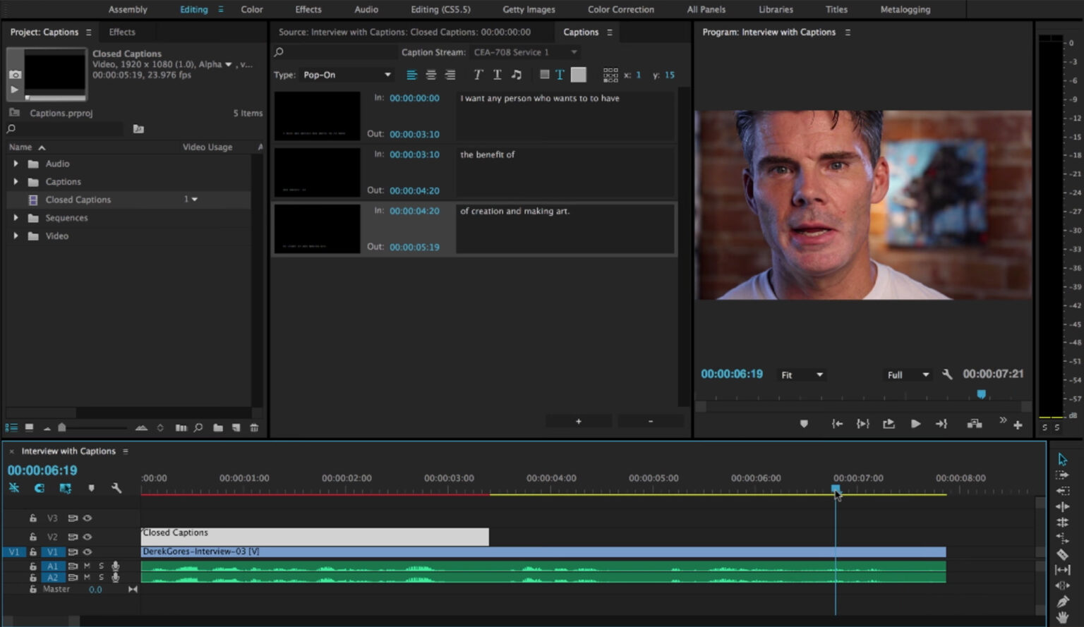 Quickly Create Closed Captions In Adobe Premiere Pro CC | CineD