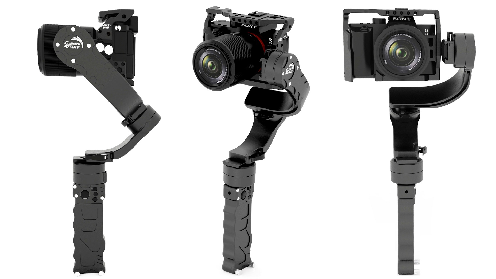 Nebula 5100 a7 Slant - A New Sony a7 Series Gimbal from Filmpower 