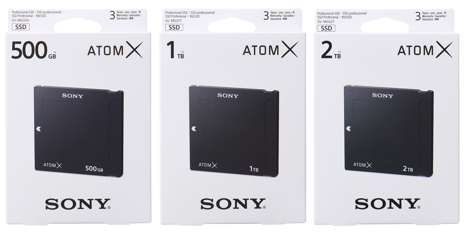 SONY AtomX SSDmini 1TB SV-MGS1T