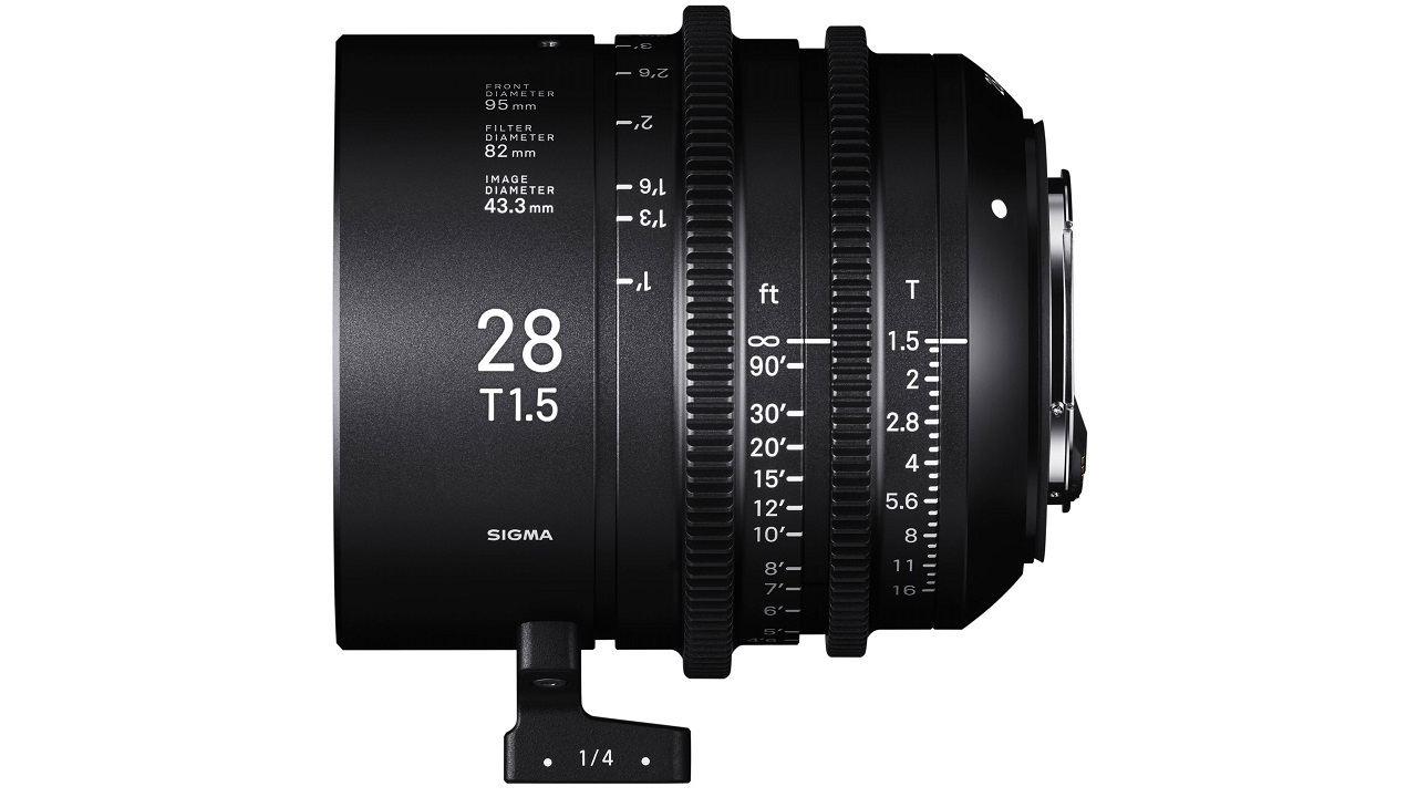 Lente De Cine Full Frame SIGMA 28mm T1.5 Se Enviará Muy Pronto