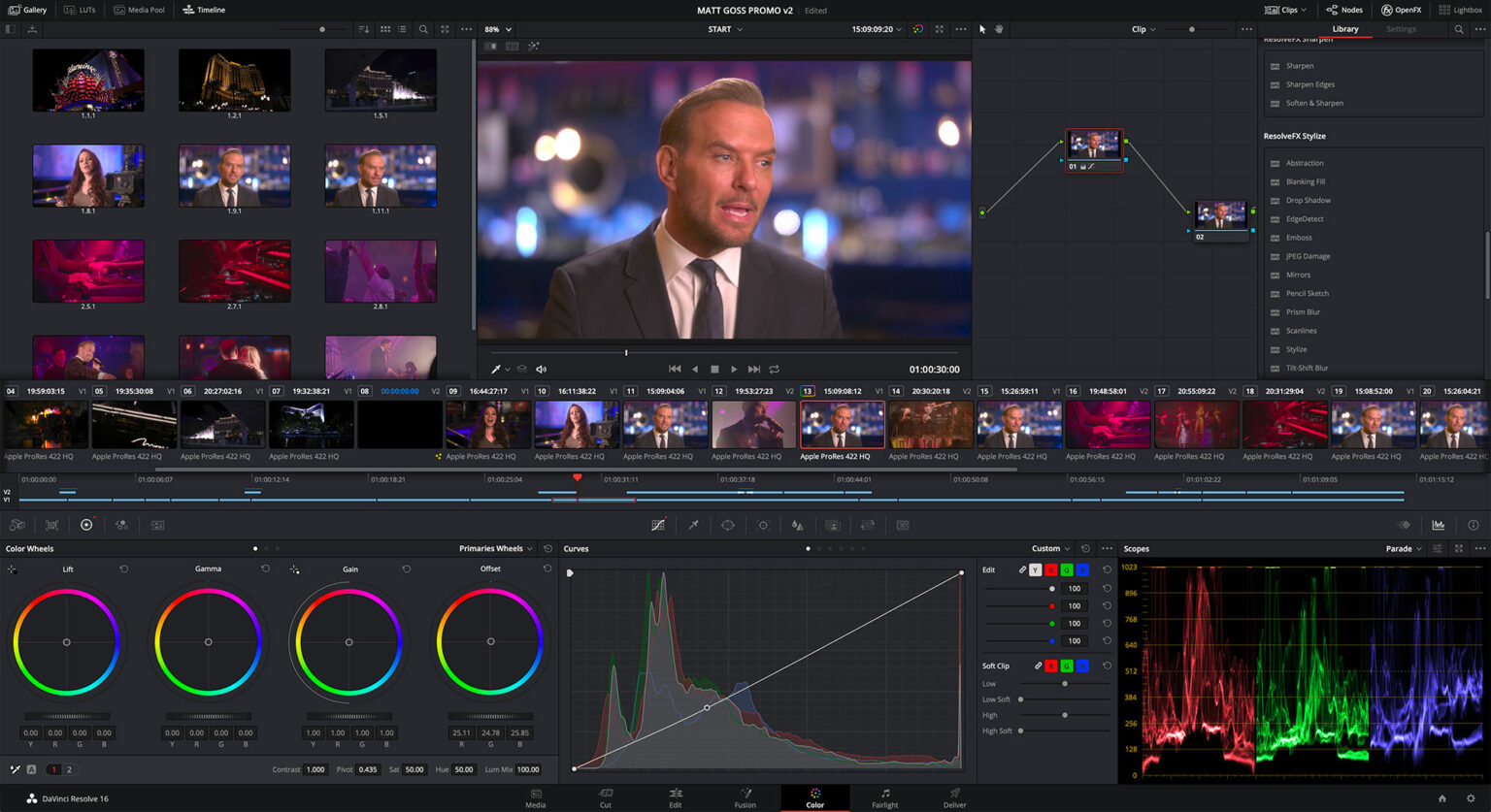 davinci resolve 16 transitions pack