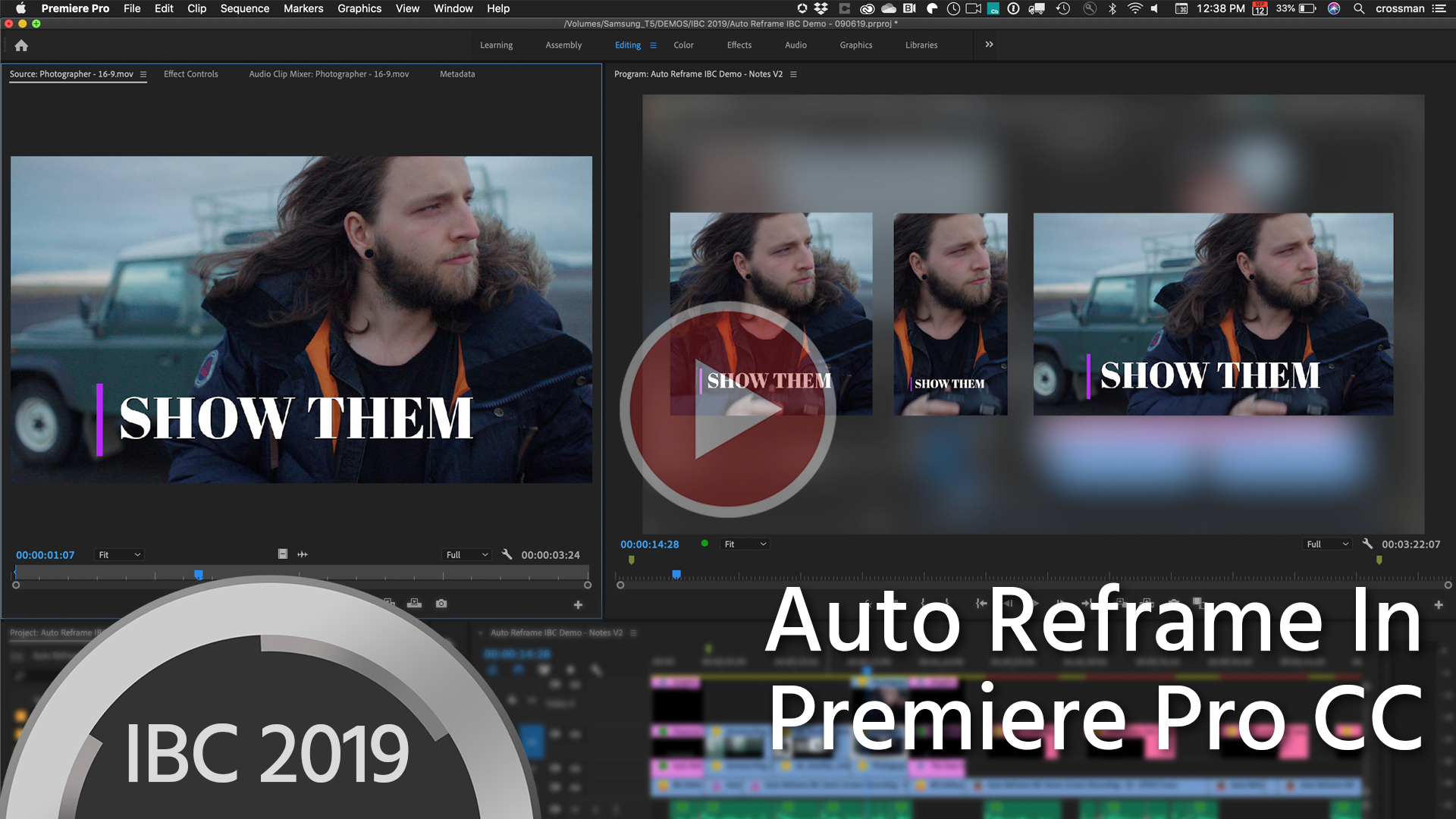 Auto Reframe For Premiere Pro CC Intelligently Edits Footage For Social  Video Formats