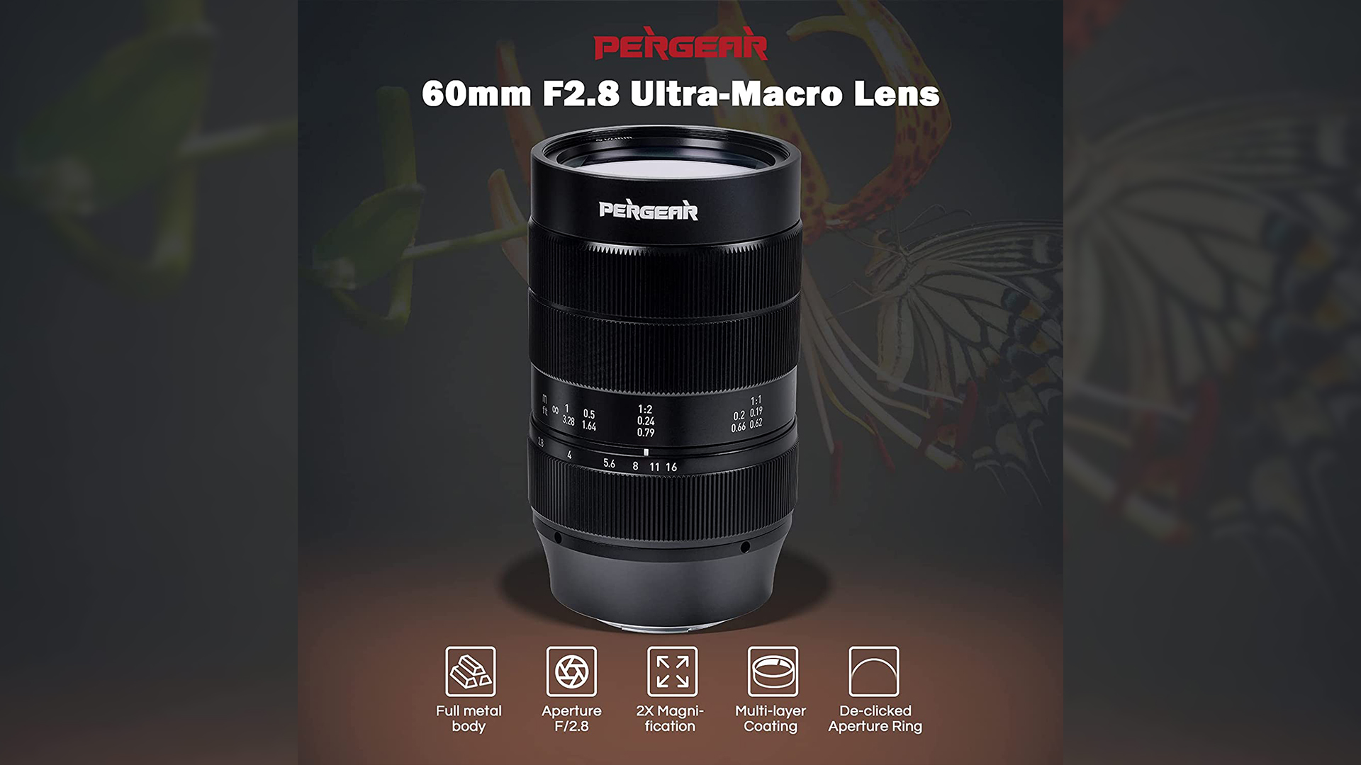 Pergearが60mm F/2.8 Ultra-Macro 2x Magnification Lensを発売 | CineD