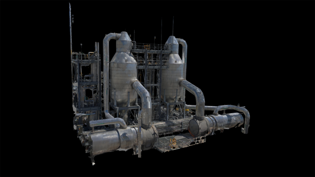 Photogrammetry Scan of Semi-Conductor Facility by Skydio 2. Image Credit: Skydio