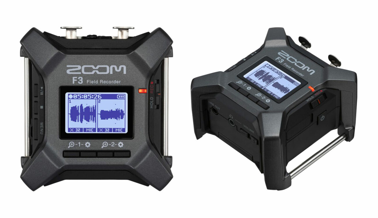 F3 ZOOM ズーム32bitフロート録音対応 2chフィールドレコーダー