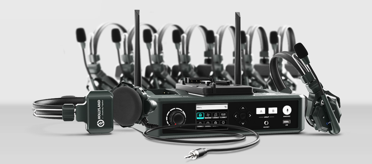 Hollyland Solidcom M1 - High-end Wireless Intercom System with Dynamic  Microphone