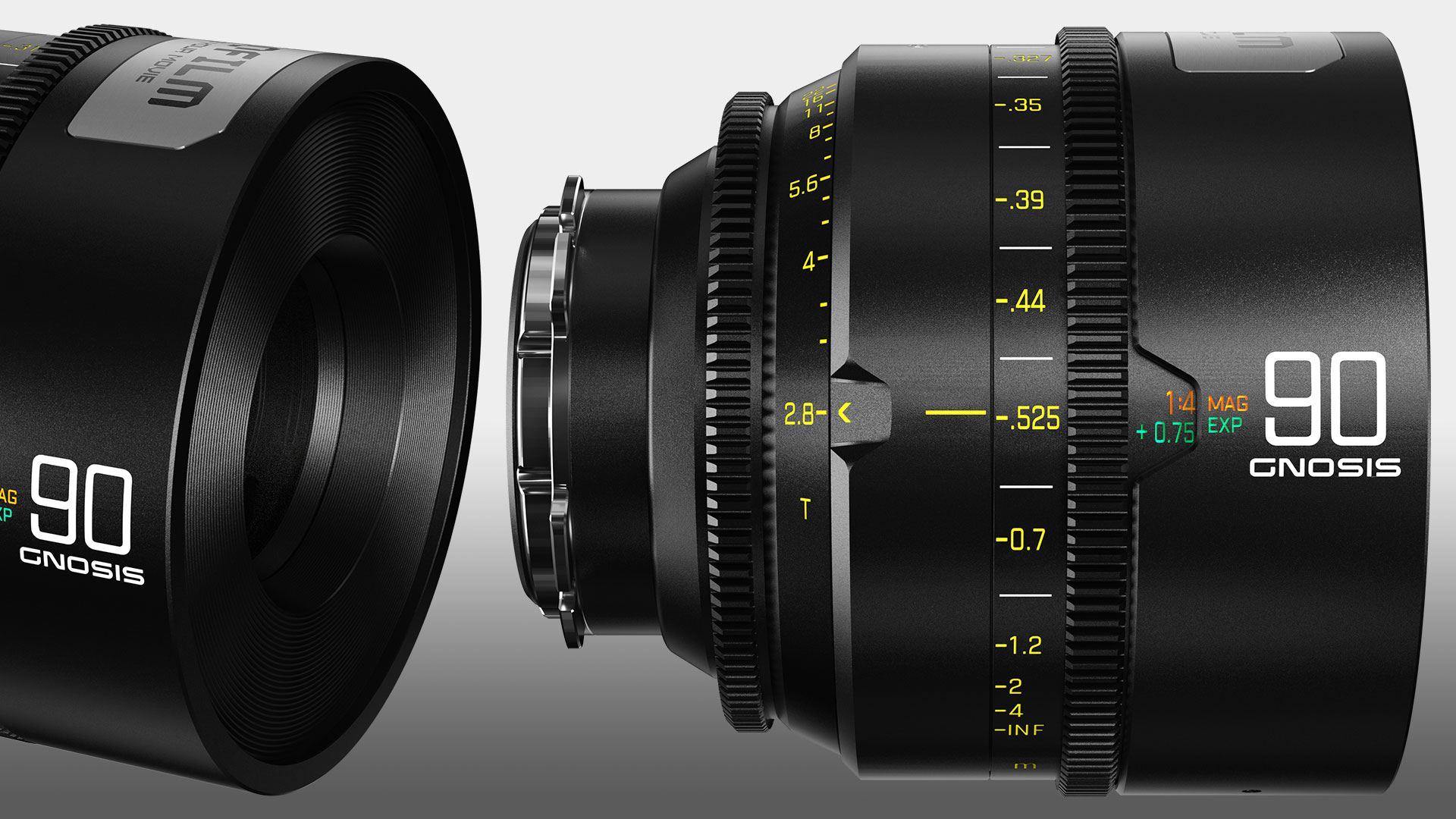 DZOFILM Gnosis 32mm, 65mm, and 90mm VV T2.8 Macro Cine Lenses