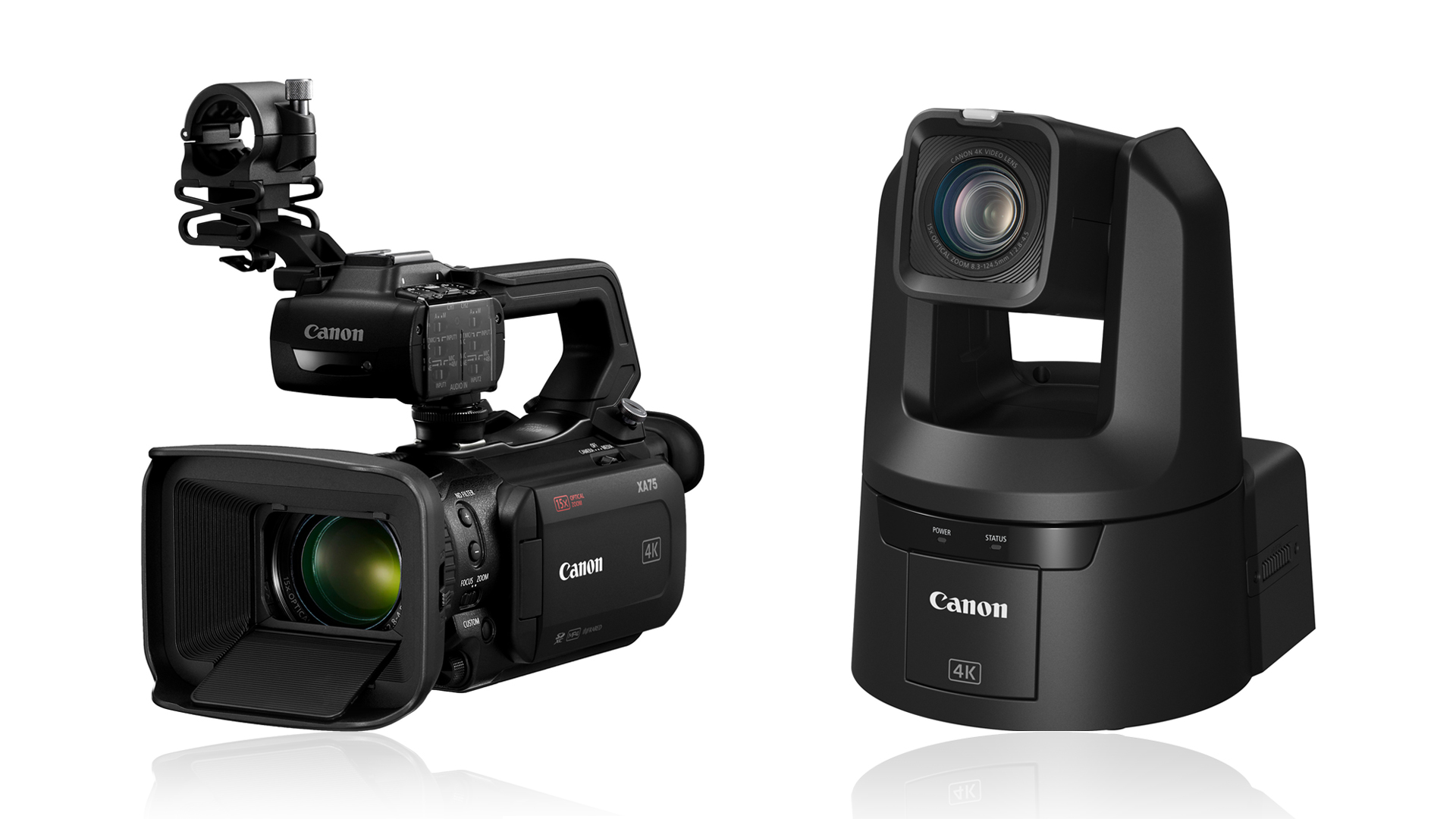 Canon Launches Five New 4k Camcorders and a PTZ Broadcasting 