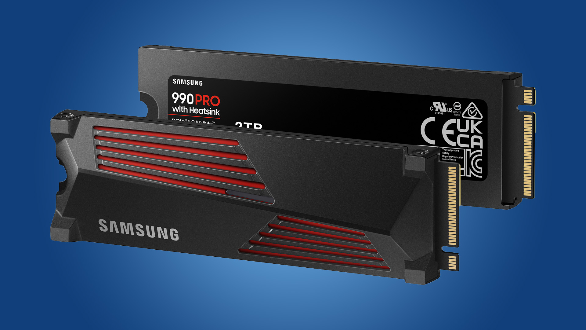 SAMSUNG SSD 990 PRO with Heatsink 1TB 管1