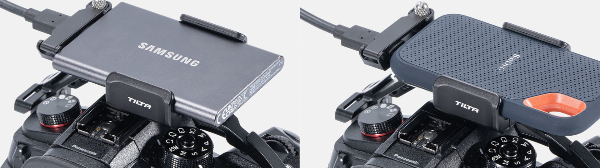 8Sinn SSD Holder for Samsung T5 on 15mm Rod Mount - MAVIS Foto & Video