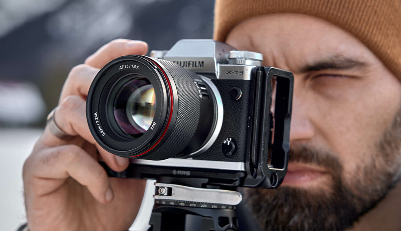 Azijn Garderobe Vergissing SAMYANG AF 75mm F1.8 X for FUJIFILM X-Mount Cameras Released | CineD