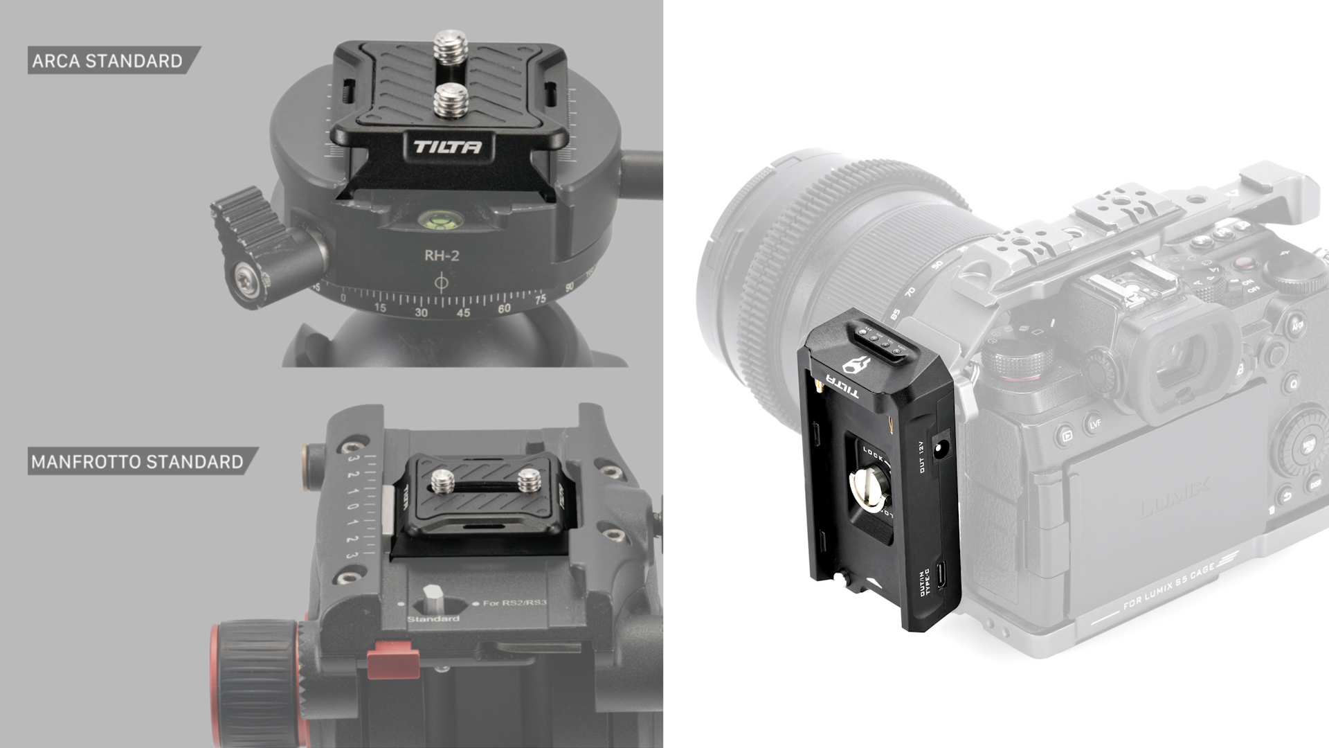 Tilta New Accessories Announced L Series Battery Plate V2 And Arca Manfrotto Dual Quick 3917