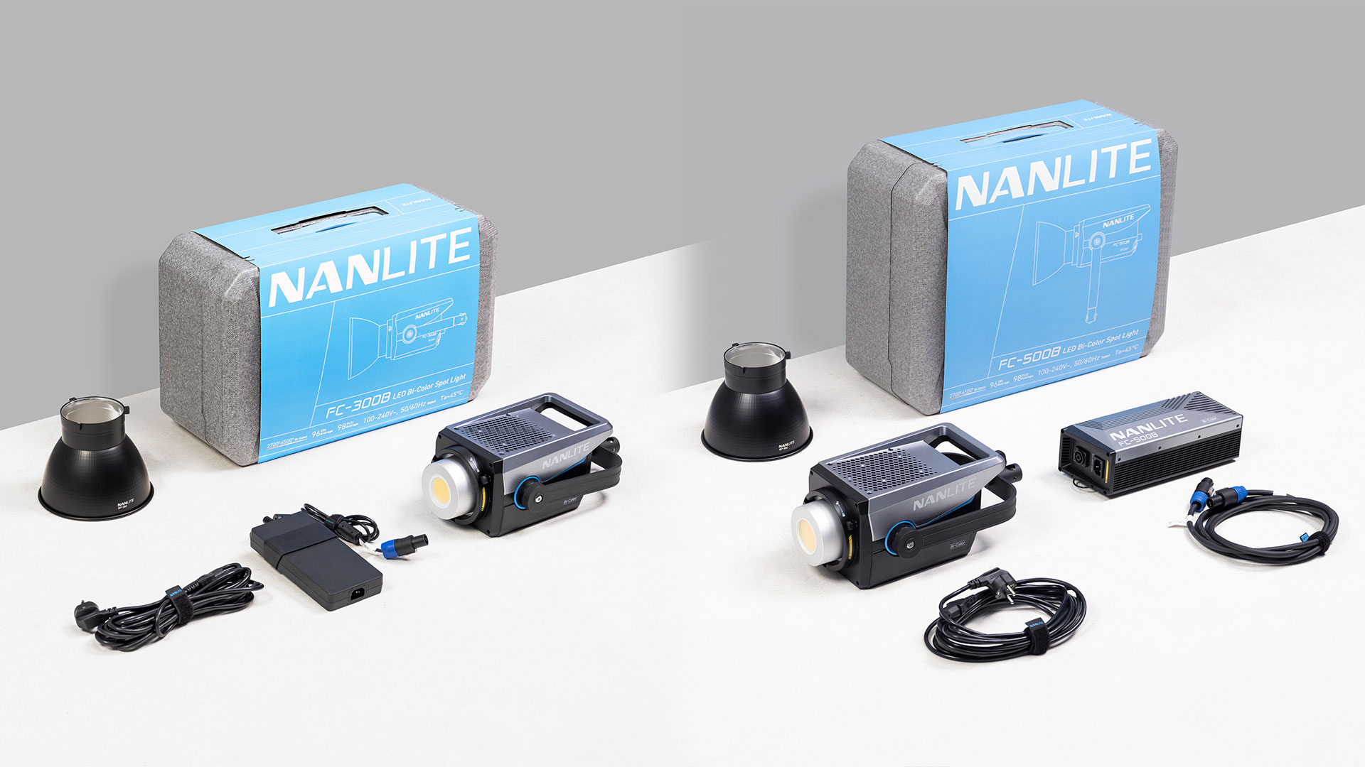 NANLITEがFC-300BおよびFC-500BバイカラーLEDスポットライトを発表 | CineD