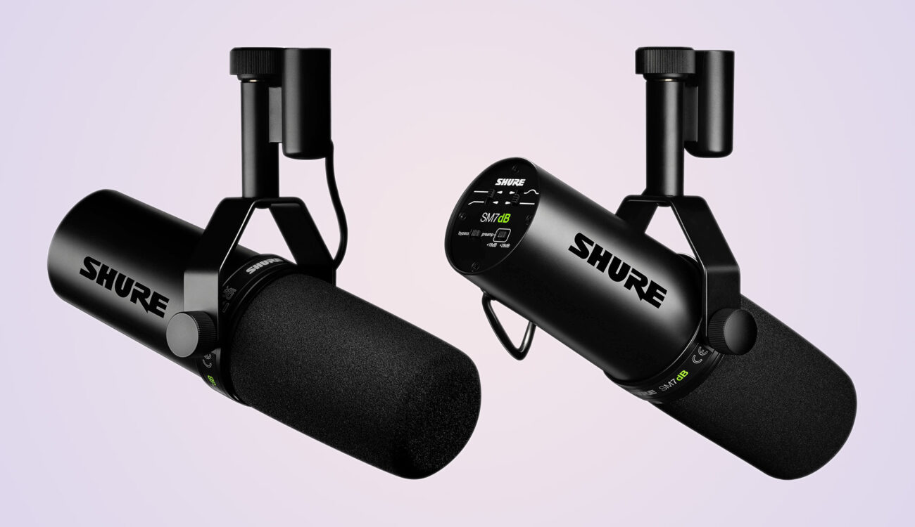 Shure SM7dB Microphone Released - Now with Built-in Preamp | CineD