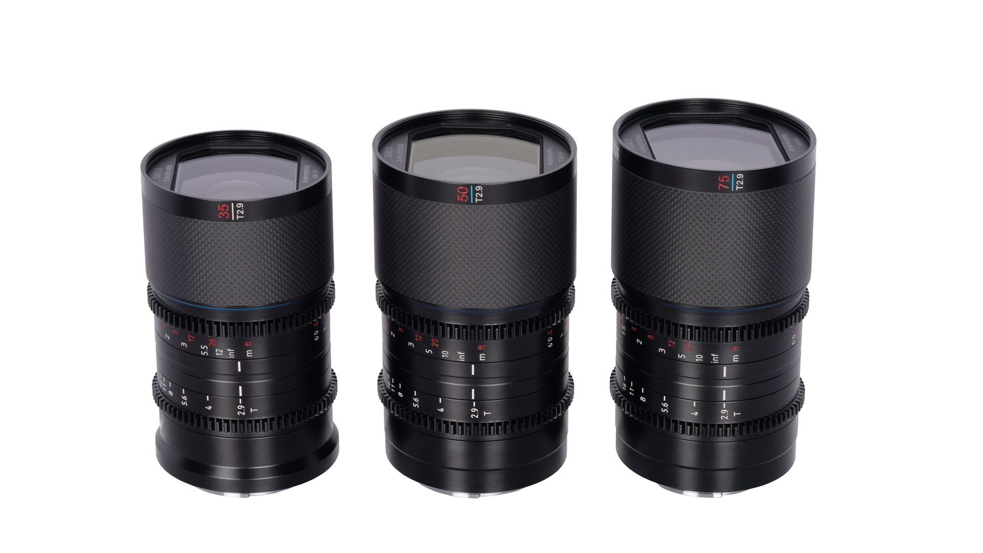 SIRUI Saturn Carbon Fiber Lightweight Anamorphic Lenses Teased