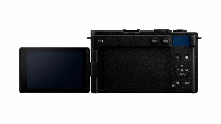 Back of the LUMIX S9 with its dedicated LUT button.