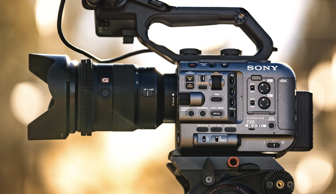 Sony FX6 Firmware v5.0 Now Available - 1.5x Anamorphic De-Squeeze, App Support