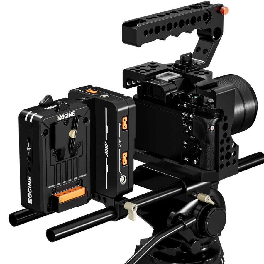 ZGCINE VM-HS2 mounted on 15mm rods