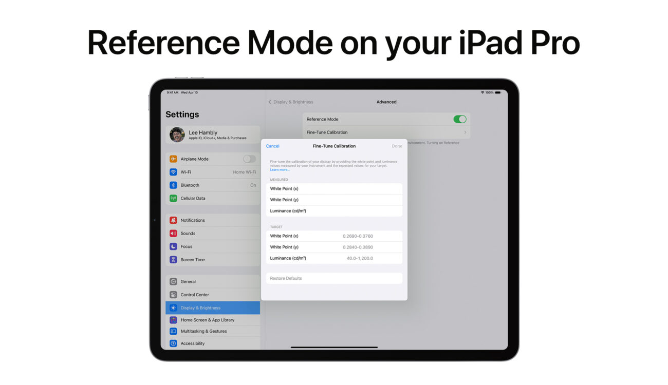 iPad Proはポストプロダクションのプロフェッショナル・リファレンスモニターになれるか？