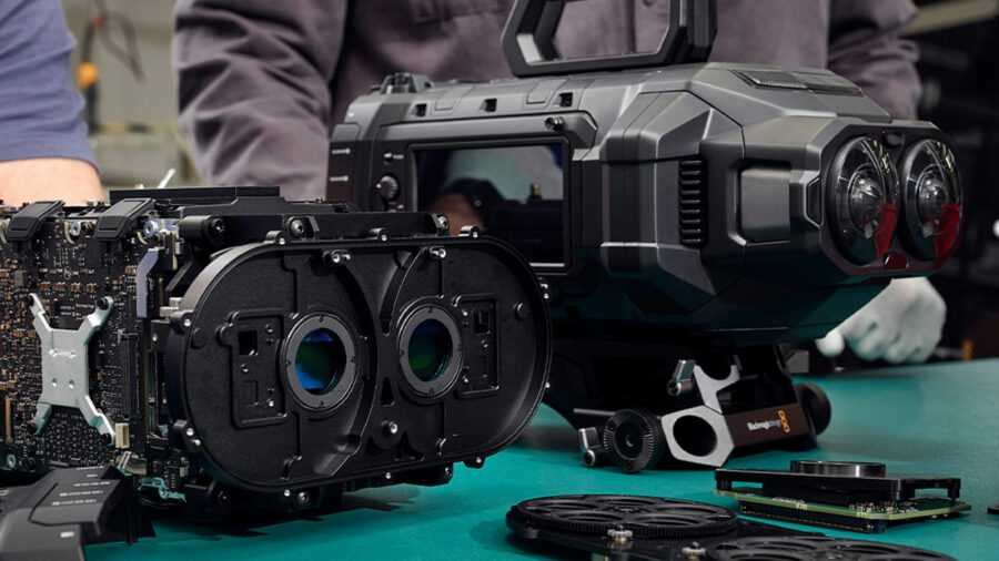 The URSA Cine Immersive will have a fixed lens