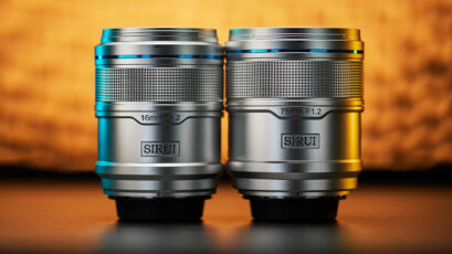 SIRUIがSniper 16mmと75mm F1.2のAPS-Cカメラ用オートフォーカスレンズを発表