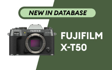 FUJIFILM X-T50 – Newly Added to Camera Database