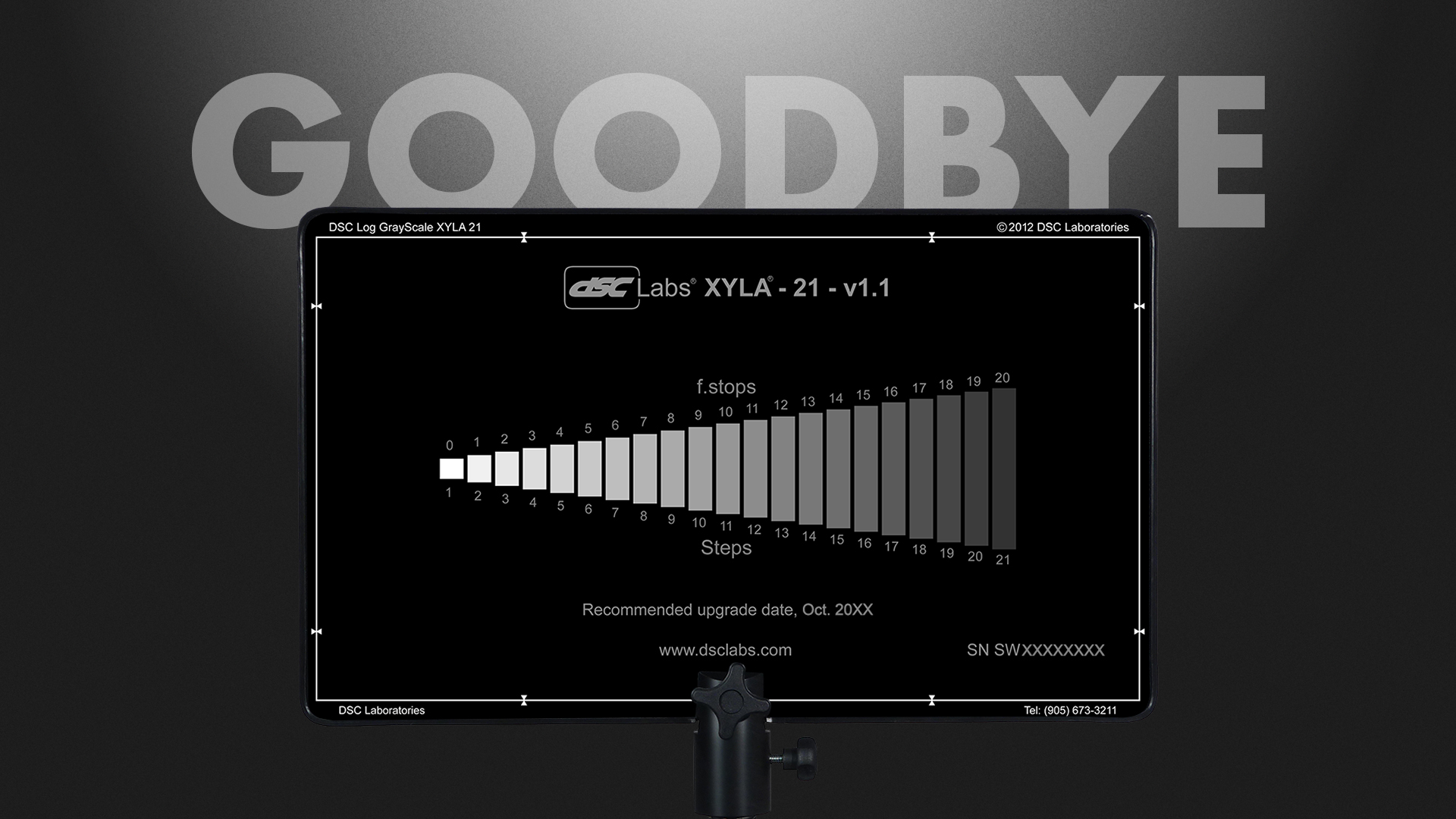 DSC Laboratories Ceases Operations – Farewell to Their Test Charts