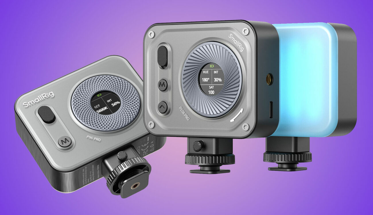 Anuncian las SmallRig Vibe P96 Pro y P108 Pro - Pequeñas luces LED RGB de 5W por $29.99