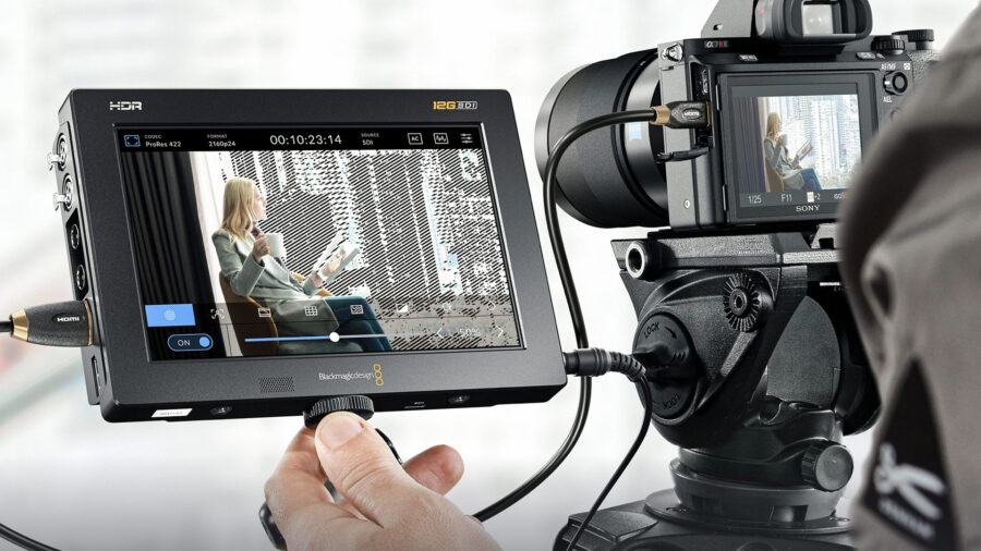 Blackmagic Video Assist features the most common exposure tools