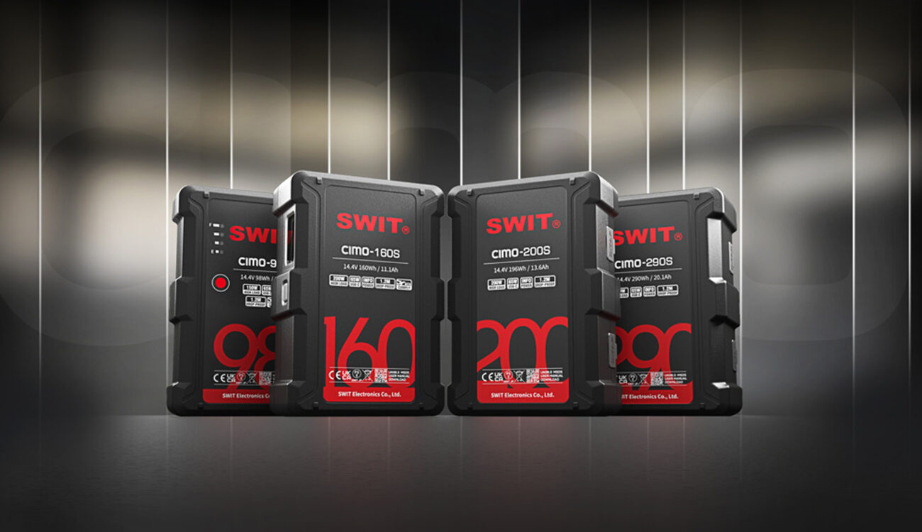 SWIT CIMO V-mount Battery Line Launched - Featuring High-Load Output, Fast Charging and More