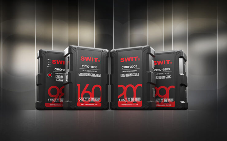 SWIT CIMO V-mount Battery Line Launched - Featuring High-Load Output, Fast Charging and More