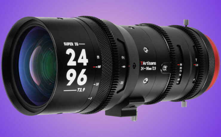 El Lente Zoom de Cine 7Artisans Sprite 24-96mm T2.9 Super35 Ya Está Disponible por $1.999