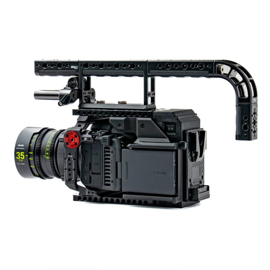 Camera Foundry CineBack with MID49 Rainbow extended top handle