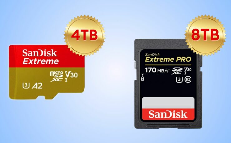 SanDisk 8TB SD Card and 4TB microSD Card Introduced - Are Such High Capacity Cards Even Needed?