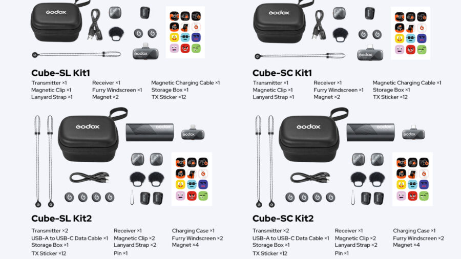 Godox Cube-S available kit