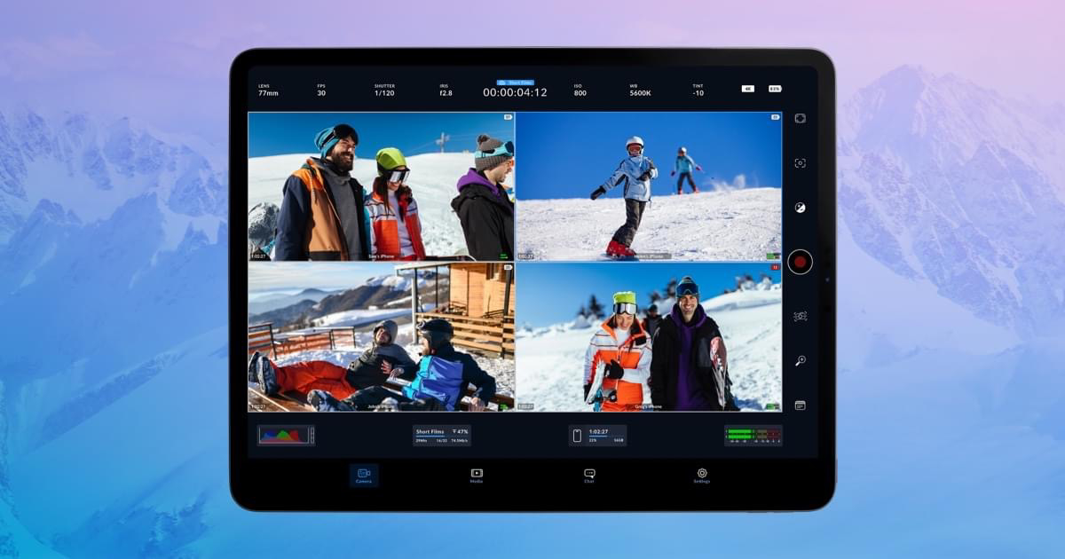 Blackmagic Camera para iOS 2.0 Añade Control Remoto, Multicámara y Más