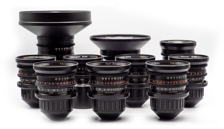 Some of the original Zeiss Standard Speed lenses