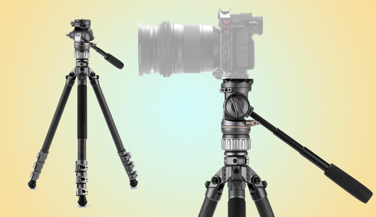 Tilta VT05 Carbon Fiber Tripod with Fluid Head Released