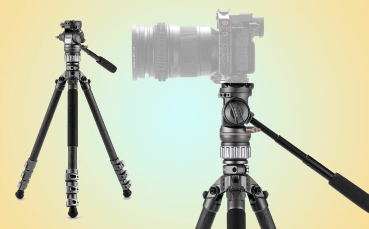 Tilta VT05 Carbon Fiber Tripod with Fluid Head Released