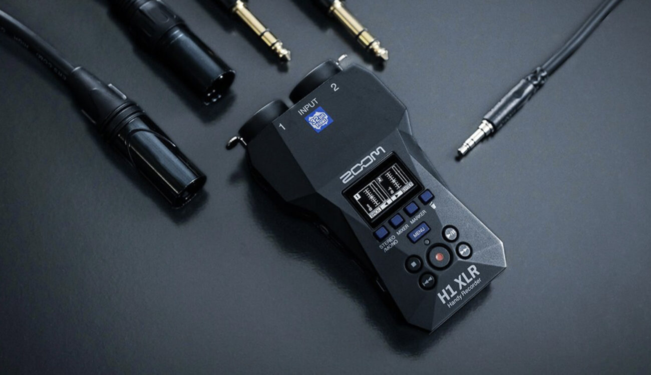 Portable audio recorder Zoom H1 XLR announced - Two XLR inputs and 32-bit float recording