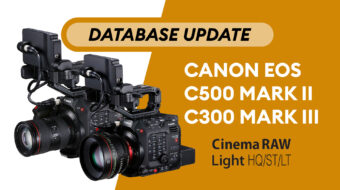 Canon EOS C300 Mark III & C500 Mark II – Camera Database Update