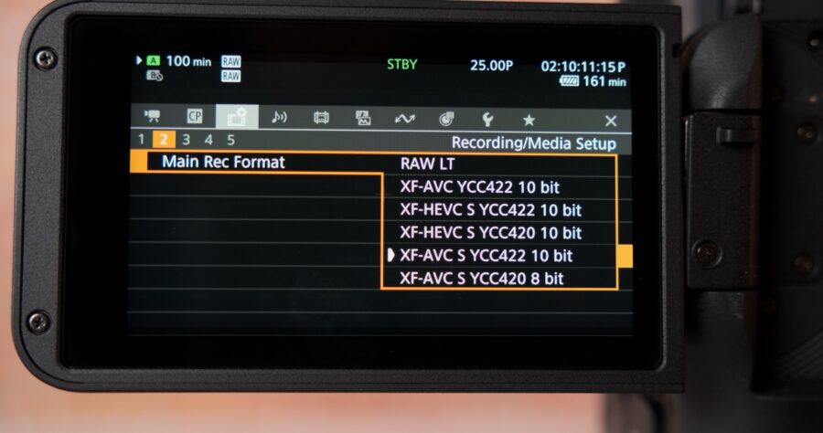 EOS C80 new recording formats