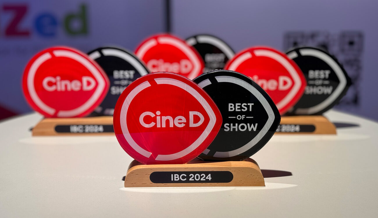 Winners of the CineD Best-of-Show Awards at IBC 2024