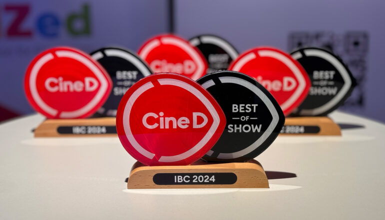 Winners of the CineD Best-of-Show Awards at IBC 2024