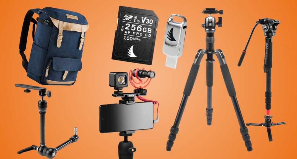 B&H Deals - K&F Camera Backpack, GVM Carbon Fiber Monopod, RØDE Vlogger Kit, Angelbird SD Card Kit, and More