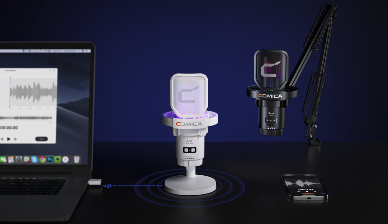 Comica Ejoy Uni and Uni Pro Microphones Introduced with RGB Functionality