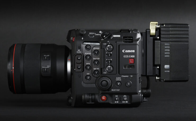 Minifab V-Mount and Gold Mount Battery Plates for Canon EOS C400 Announced