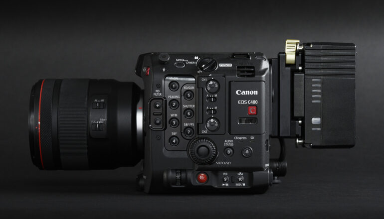 Minifab V-Mount and Gold Mount Battery Plates for Canon EOS C400 Announced